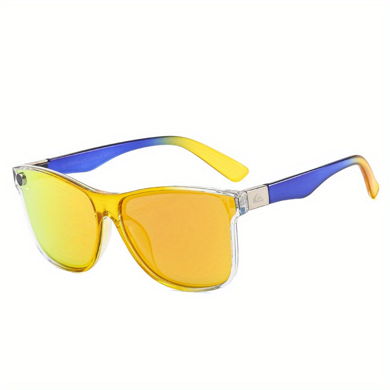 Men's Square Large Frame Sports Sunglasses UV 400