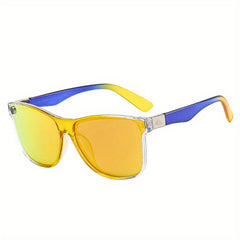 Men's Square Large Frame Sports Sunglasses UV 400