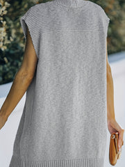 Open Front Cardigan Stretch Vest