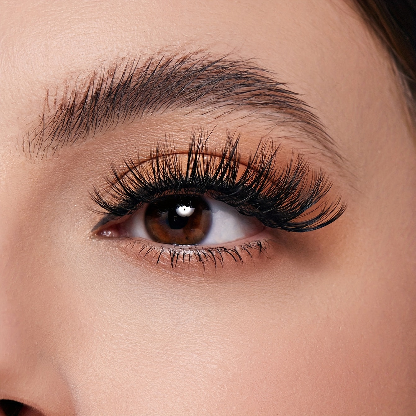 1 Pair Full Strip Thick Curling 15mm False Eyelashes