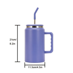 50oz Vacuum Cup Insulated Water Bottles Hot Cold Beverage Travel Drinkware