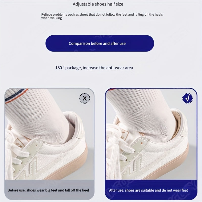 Heel Sticker Anti drop Anti wear Sneakers Non slip Half Size Pad