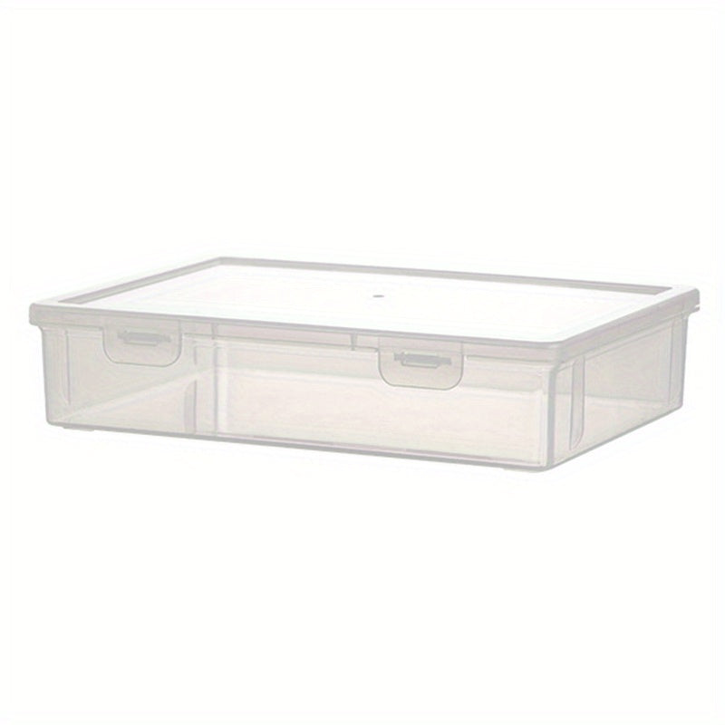 Large Capacity Transparent Office Document Storage Box