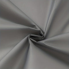 Grey Gradient PEVA Shower Curtain Set with Plastic Hooks 180x180cm