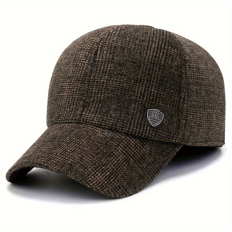 Winter Ear Protection Woolen Hat Outdoor Skiing Cap Coldproof Windproof Velvet