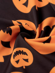 Halloween Pumpkin Print Yoga Leggings High Stretch Sports Tight Pants