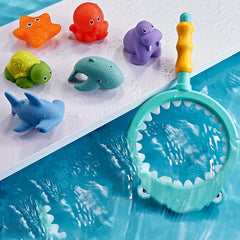 Bath Toy Lion Spray Net Fishing Shark Children's Animal Pinch Fun
