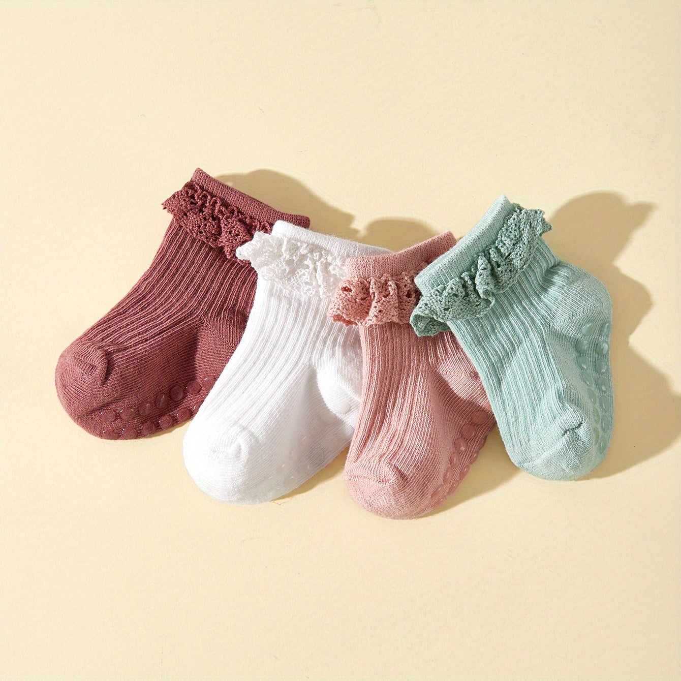 Lace Princess Socks for Girls - Perfect for Spring and Autumn