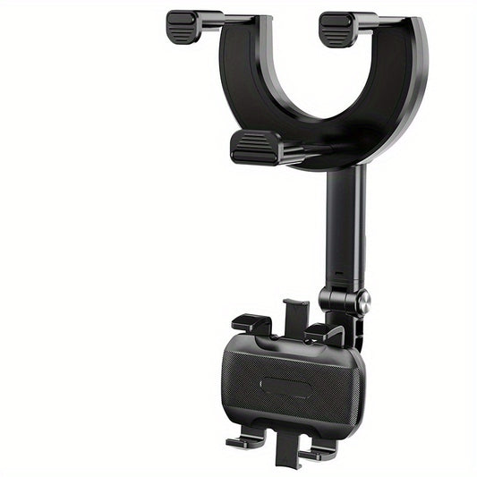 360 Rotatable Car Phone Mount - Perfect RearView Mirror View