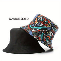Fisherman Hat Men's Sunscreen Hat Women's Bucket Hat Letter Double Basin Hat