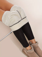Fleece Lined Yoga Leggings High Stretch Warm Sports Tight Pants