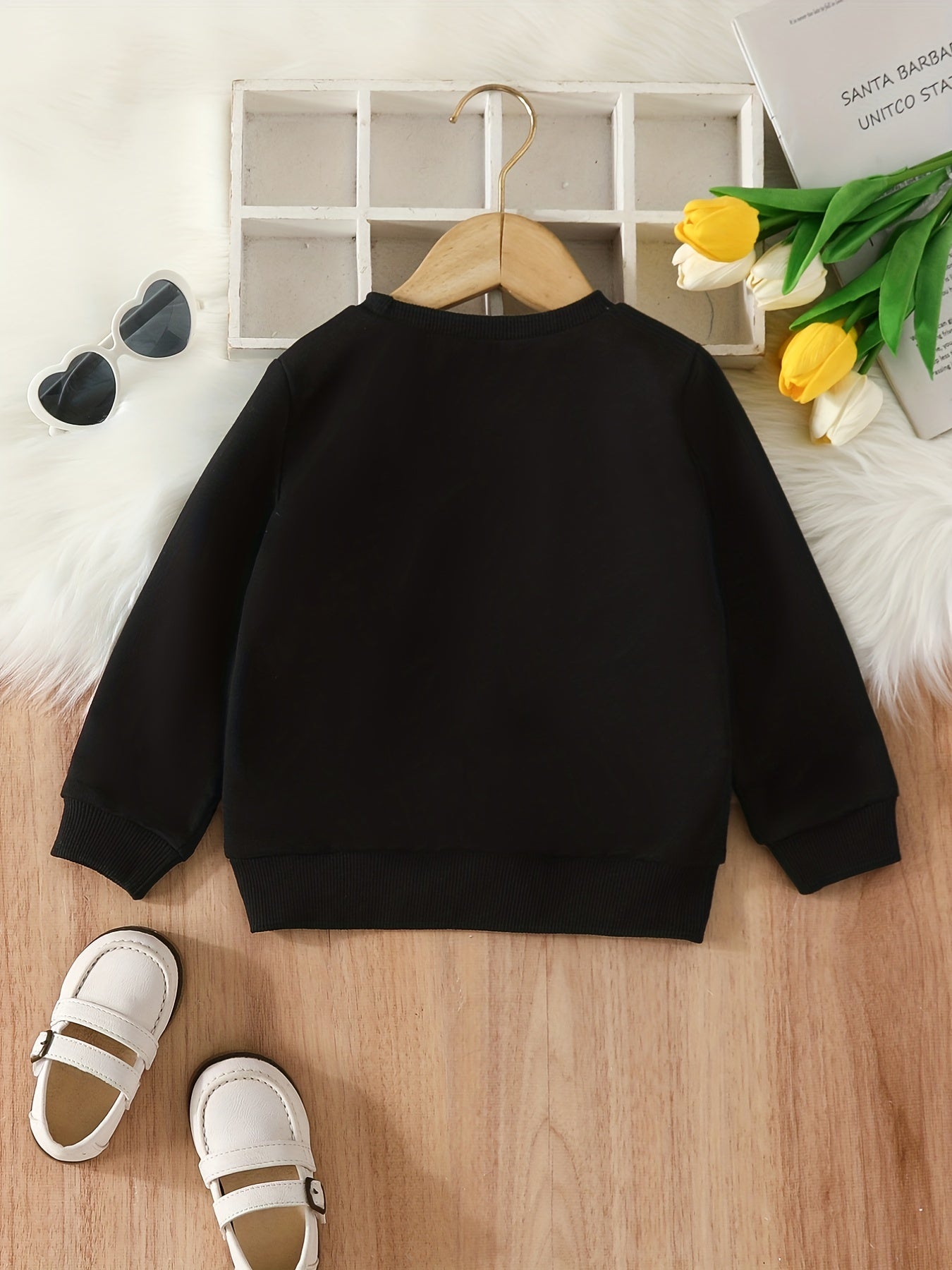 Leopard Portrait Girls Pullover Sweatshirt