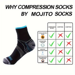 3 Pairs Compression Socks for Outdoor Sports