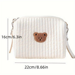 Soft Animal Print Diaper Bag Ins Small Portable Machine Washable Hand Washable