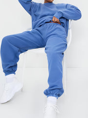 Solid Long Sleeve Top & Joggers Set