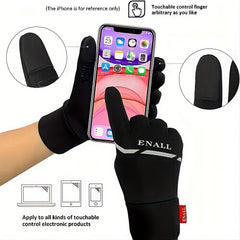Winter Windproof Waterproof Touch Screen Gloves for Running Driving Cycling