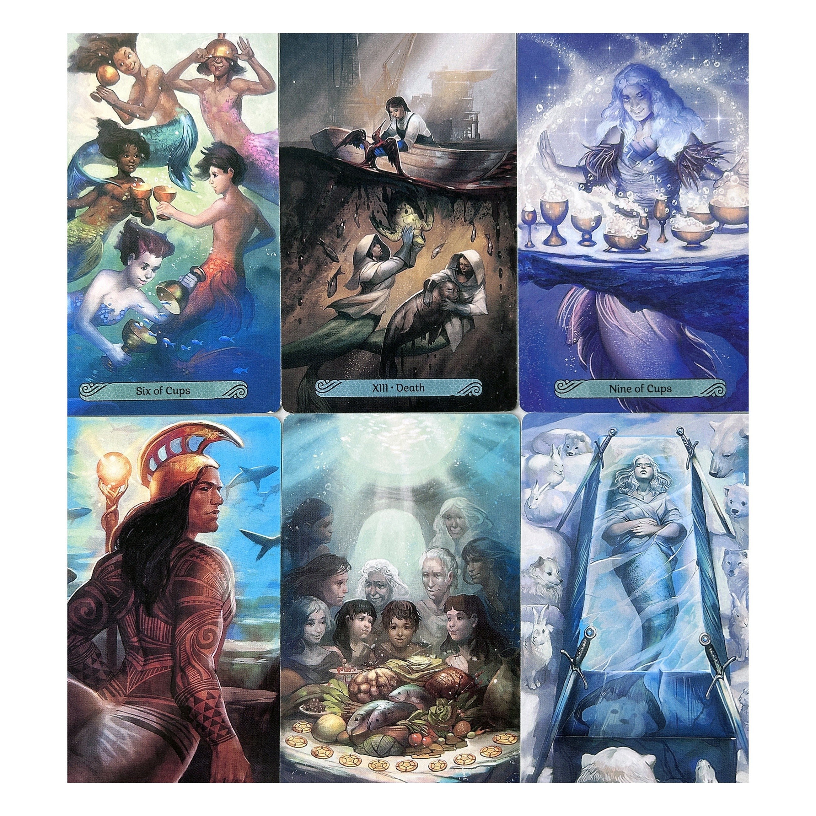Mermaid Tarot Card 78 Divination Cards In English for Fortune Telling