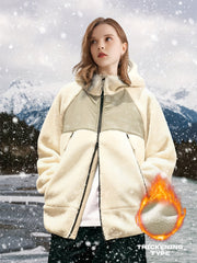 Sherpa Warm Outdoor Hooded Jacket Women's Clothing