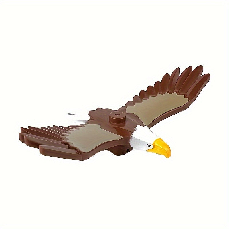 2pcs Bald Eagle Animals Birds Building Blocks Accessories Fun MOC Scene Gift