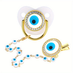 Blingbaby Evil Eye Newborn Pacifier Baby Diamond Demon Soother