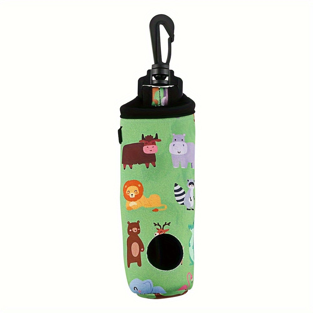 Golf Waist Bag Small Ball Bag Portable Digital Print Pattern Holds 3 Balls
