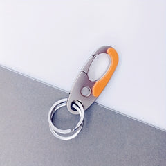 1pc Zinc Alloy Carabiner Key Ring Clip Keychain Buckle