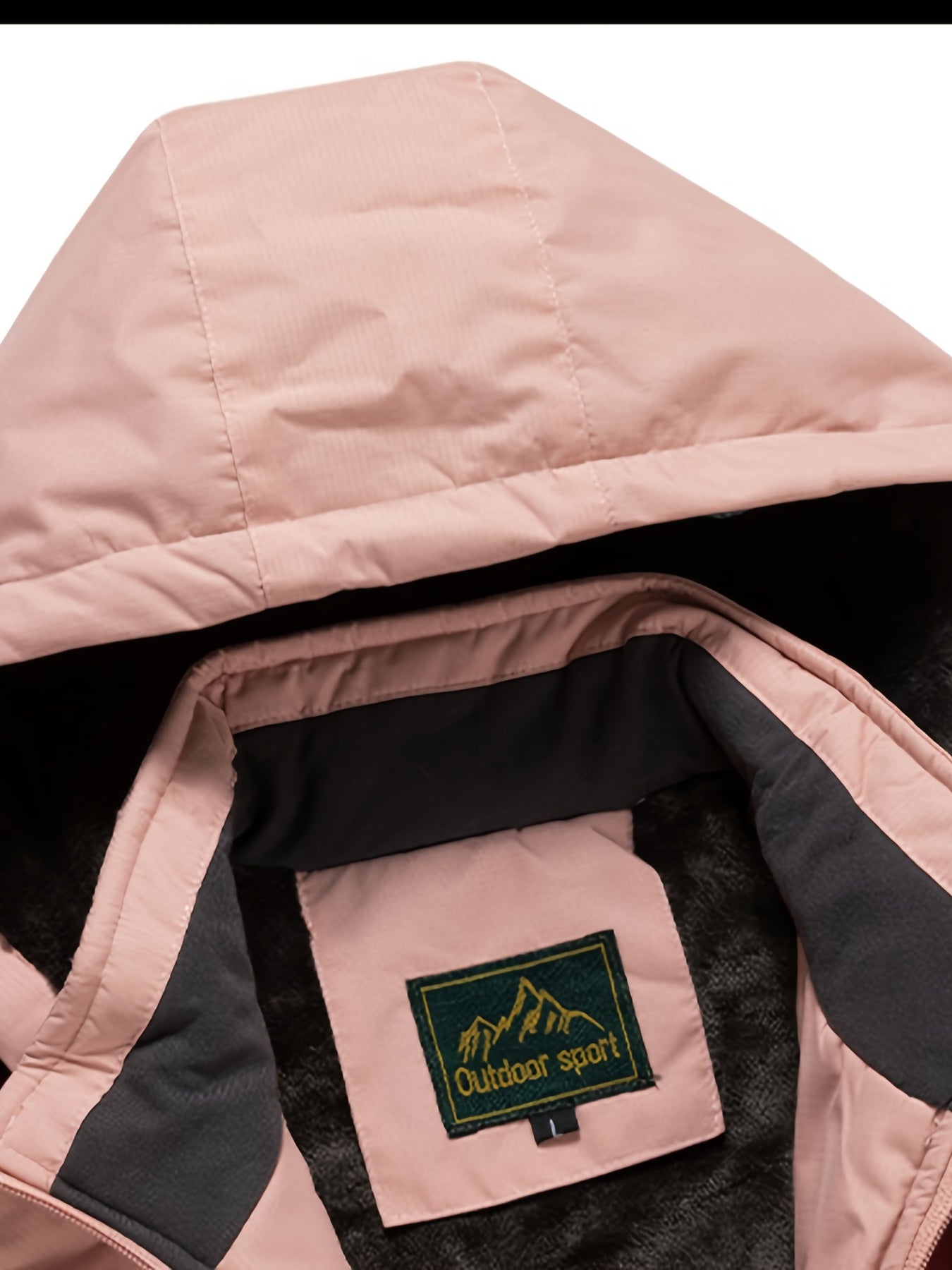 Women's Outdoor Fleece Lined Jacket with Hood
