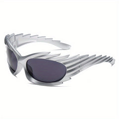 Y2k Cat Eye Sports Sunglasses Wrap-around Glasses