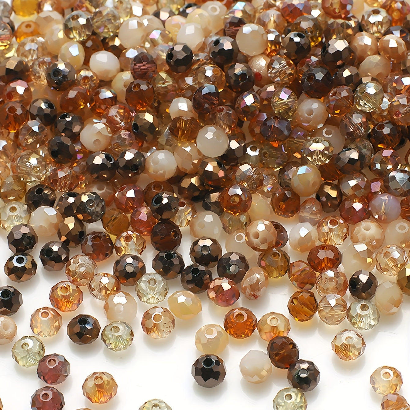 500pcs 2mm Mixed Color Crystal Glass Beads DIY Jewelry Accessories