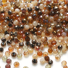 500pcs 2mm Mixed Color Crystal Glass Beads DIY Jewelry Accessories