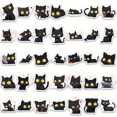 100pcs Cat Sticker Waterproof Coffee Cup Notebook Toy Car Sticker