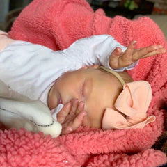 Soft Silicone Reborn Baby Doll With 3D Skin Visible Veins Toy For Girl