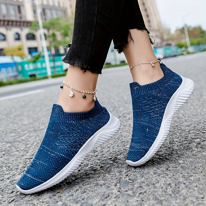 Women's Casual Sock Shoes Breathable Slip On Sports Shoes