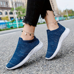 Women's Casual Sock Shoes Breathable Slip On Sports Shoes