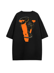 Print Loose Hip Hop Short Sleeve Tee Shirt Crew Neck Graphic Unisex Tee