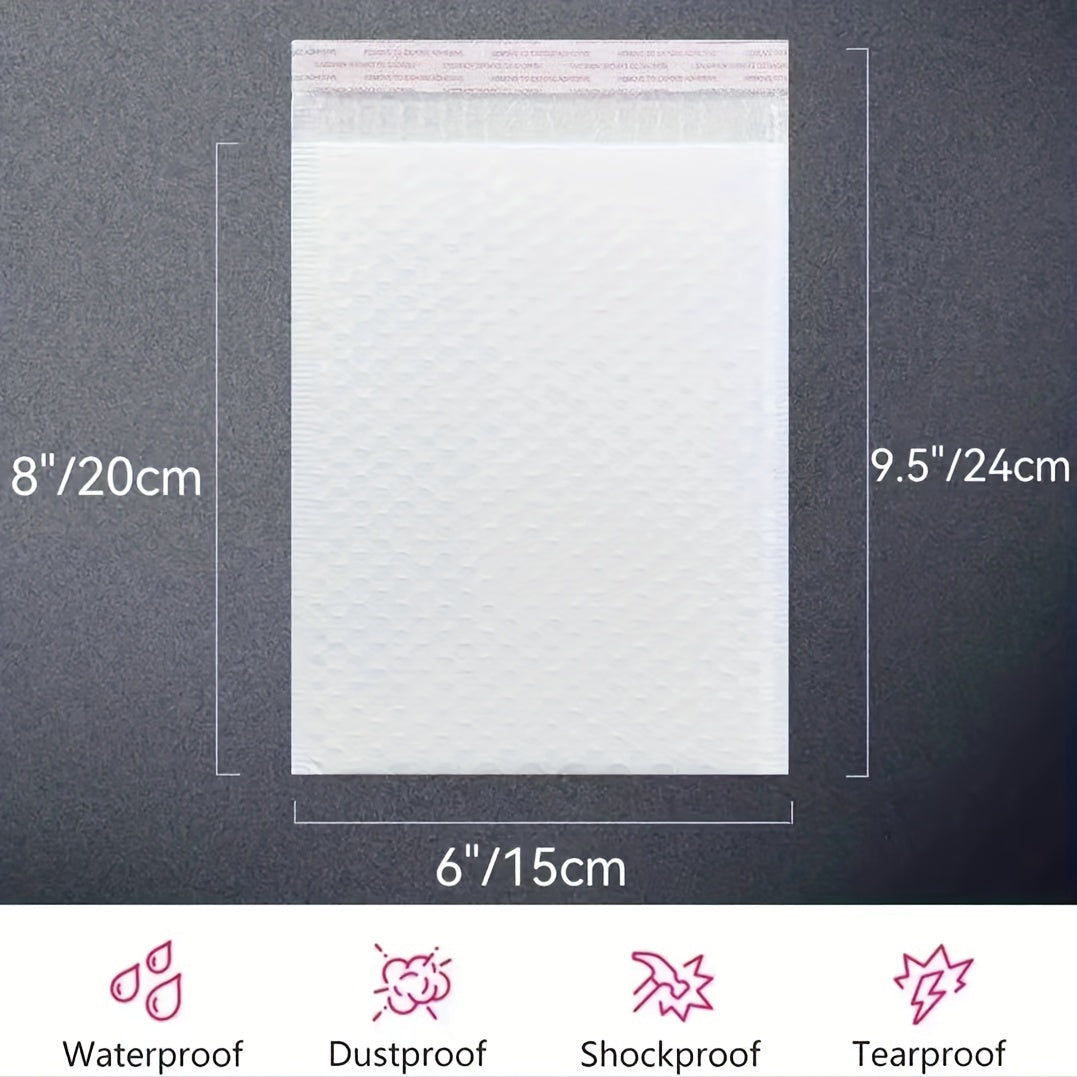 25 Pack Bubble Mailers Self Seal Padded Envelopes Waterproof Bags