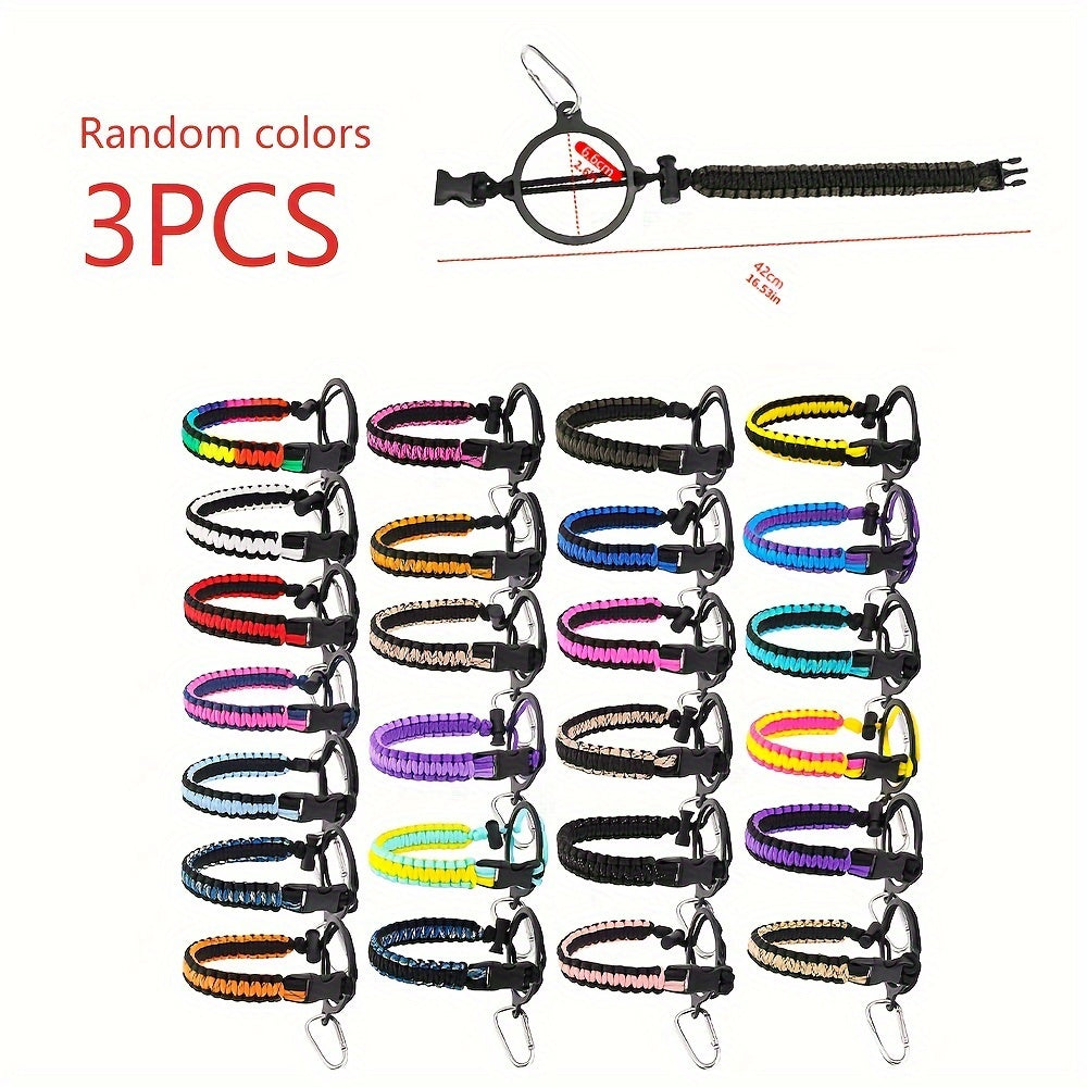 5pcs Portable Water Bottle Buckle & Rope Handle Random