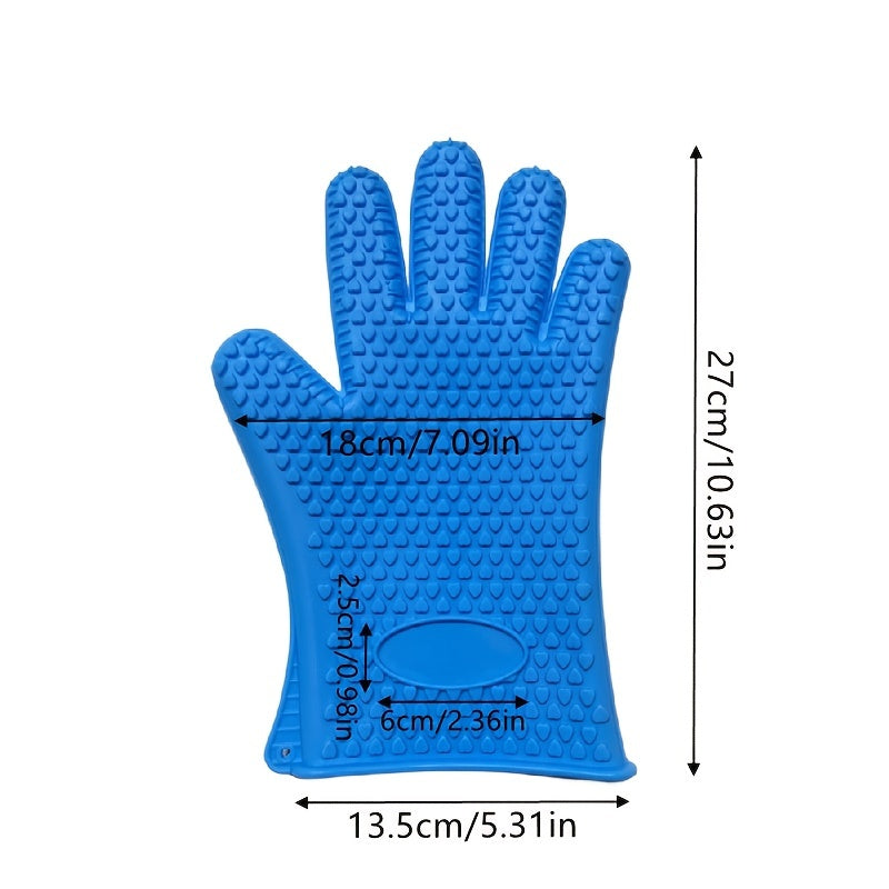 Silicone Gloves Heat Resistant Non-slip Cooking Glove Oven Mitt