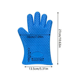Silicone Gloves Heat Resistant Non-slip Cooking Glove Oven Mitt