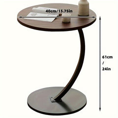 C Shaped End Table For Couch Sofa And Bed
