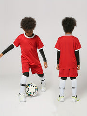 Kids Quick Dry Splicing Sportswear Set