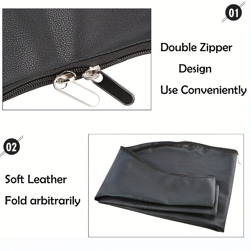 Archery Traditional Bow Bag Recurve Bow Case Leather Bow Storage Bag