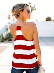 Striped Scoop Neck Cami Sleep Dress