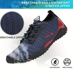 Women's Breathable Knit Sneakers Soft Sole Lace Up Sports Shoes
