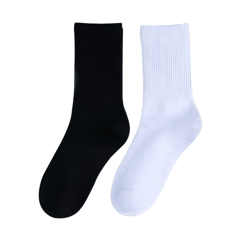 Breathable Crew Socks 8 Pairs for Women