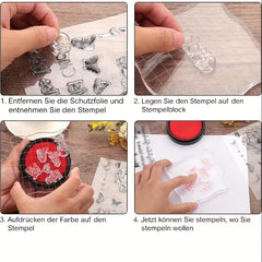 Christmas DIY Word Decoration Painting Tool Silicone Seal