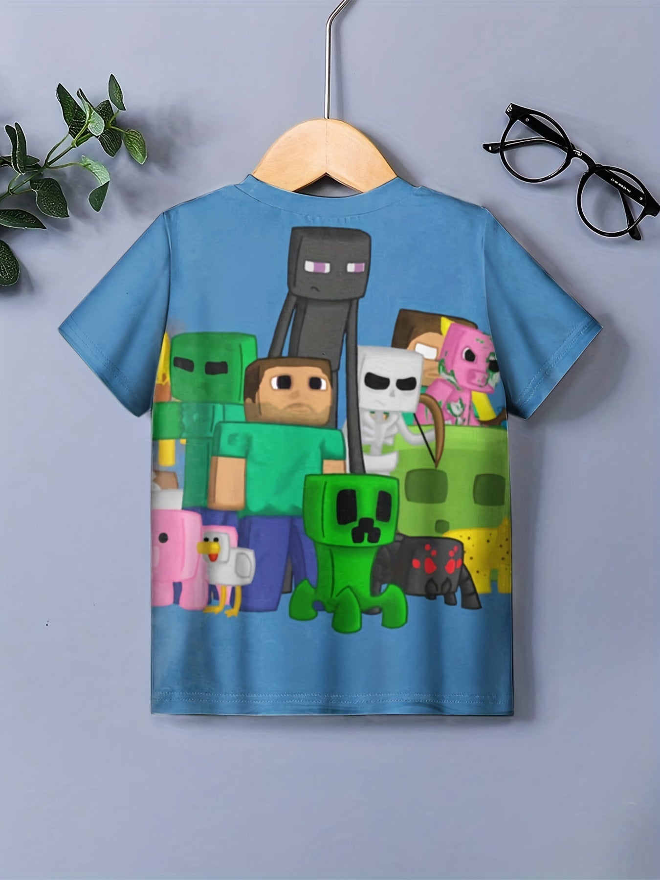 3D Print Cartoon Graphic T-shirt for Kids