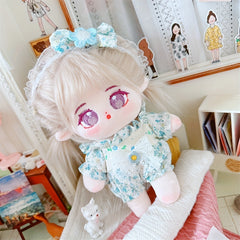 7-inch Cotton Flower Doll with Small Bodysuit and Accessories
