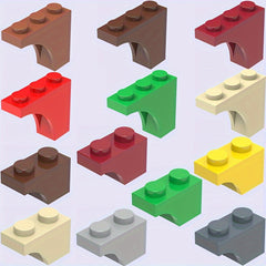 Halloween Building Blocks 20pcs Set Unilateral Bridge & 12pcs Floor Bricks