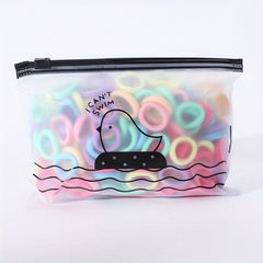 100pcs Girls High Elastic Hair Tie for Party Gift Daily Life